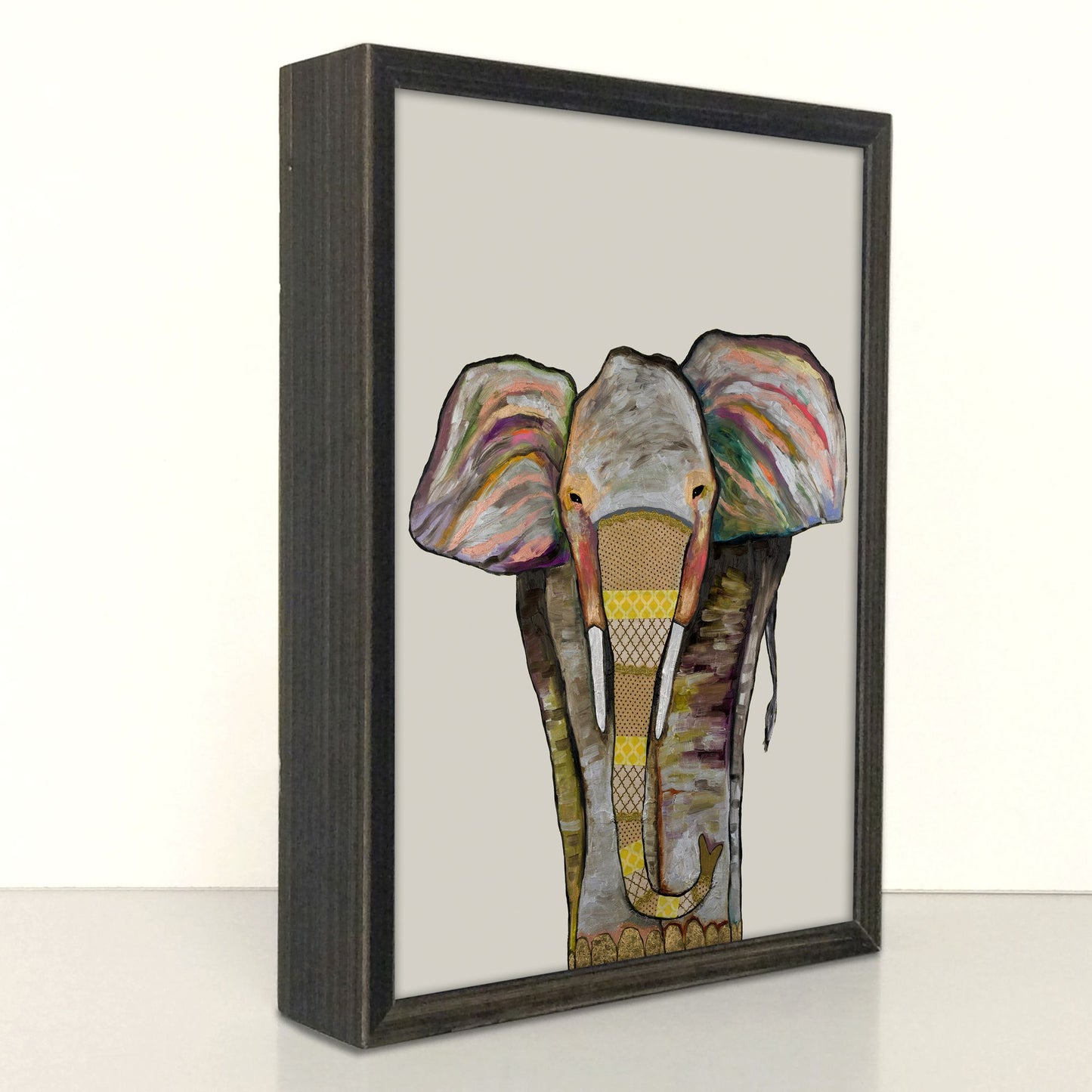 Elephant Mini Canvas by Eli Halpin