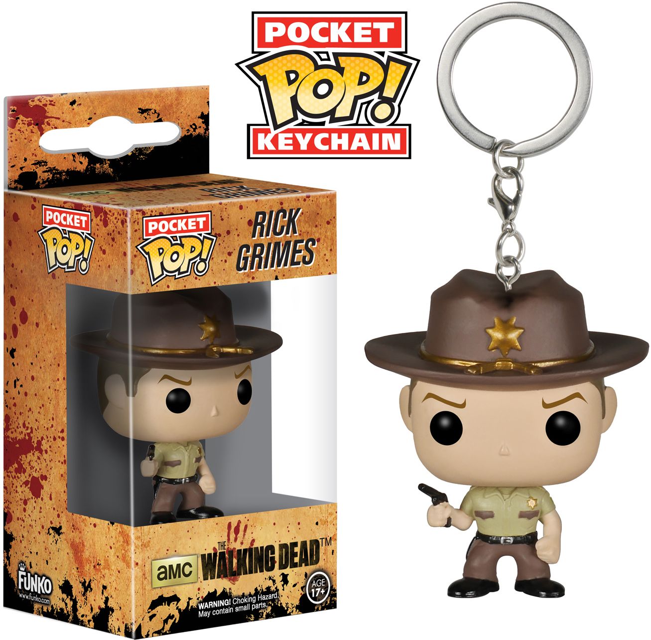 POP Keychain: WD - Rick Grimes