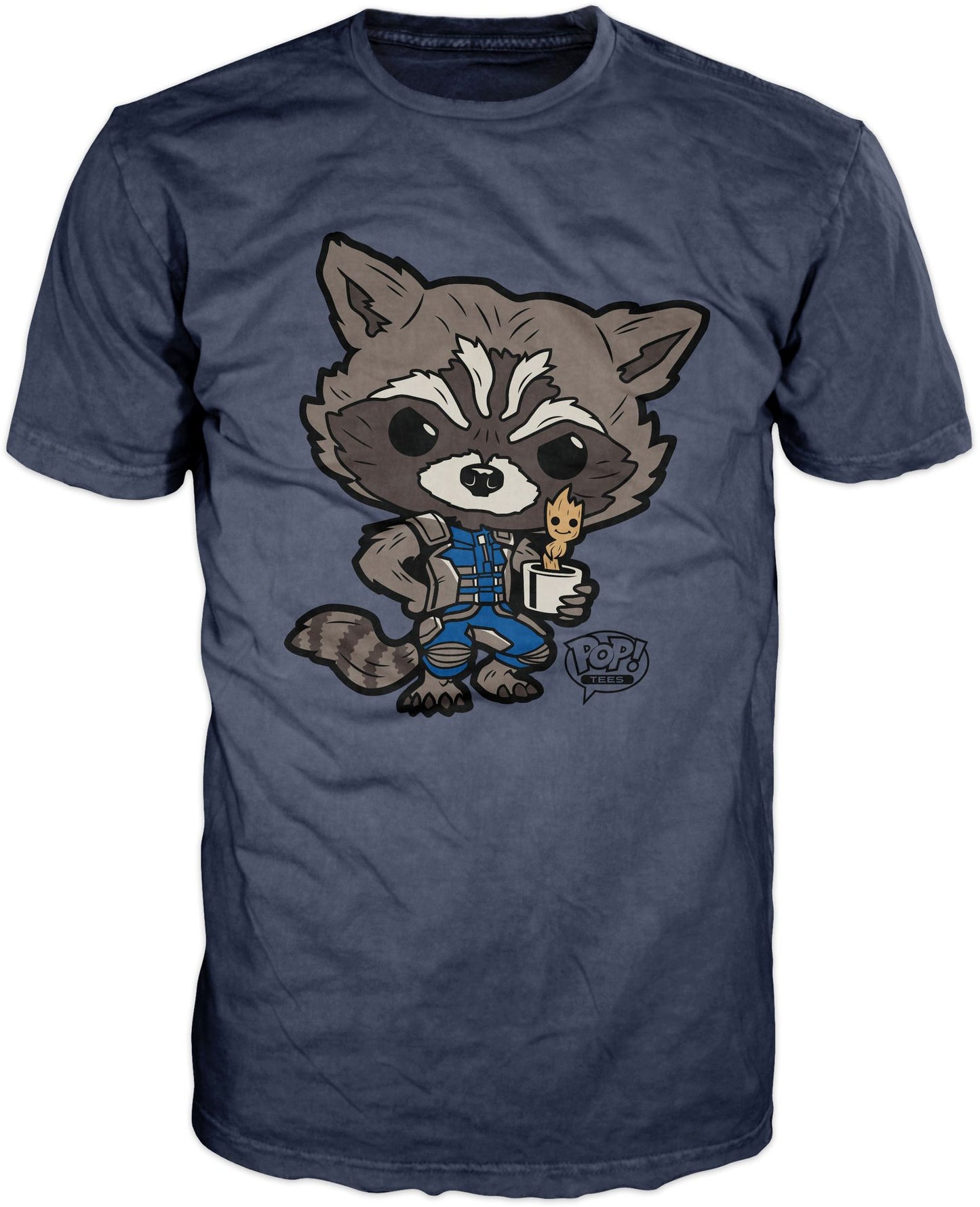 POP Tees: Marvel - Baby Groot and Rocket - LG