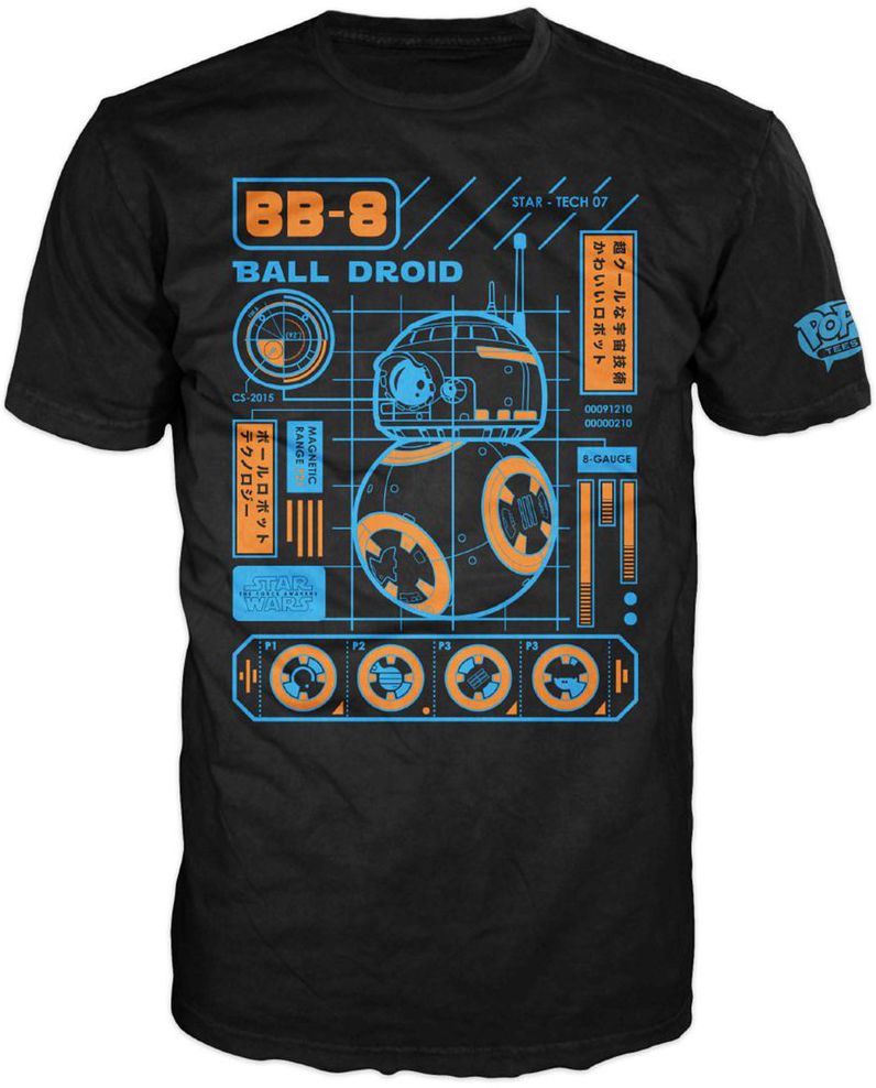 POP Tees: EP 7 - BB-8 Blueprint - XL