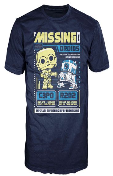 POP Tees: Star Wars - C3PO R2D2 Poster - LG