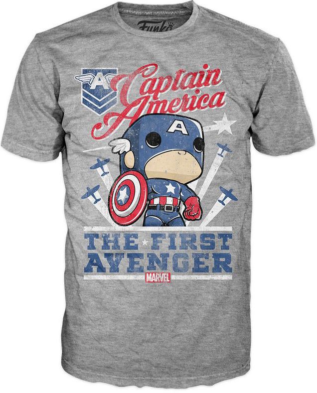 POP Tees: MARVEL - C America Avenger - MD