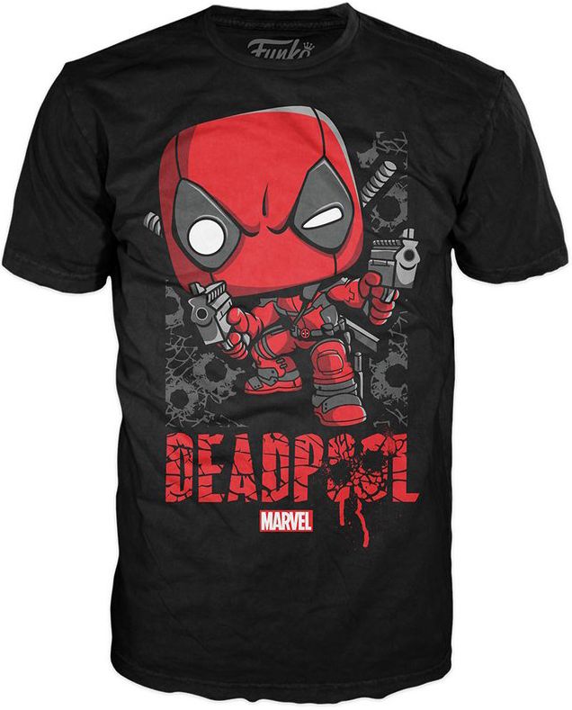 POP Tees: MARVEL - Deadpool Shots - XL