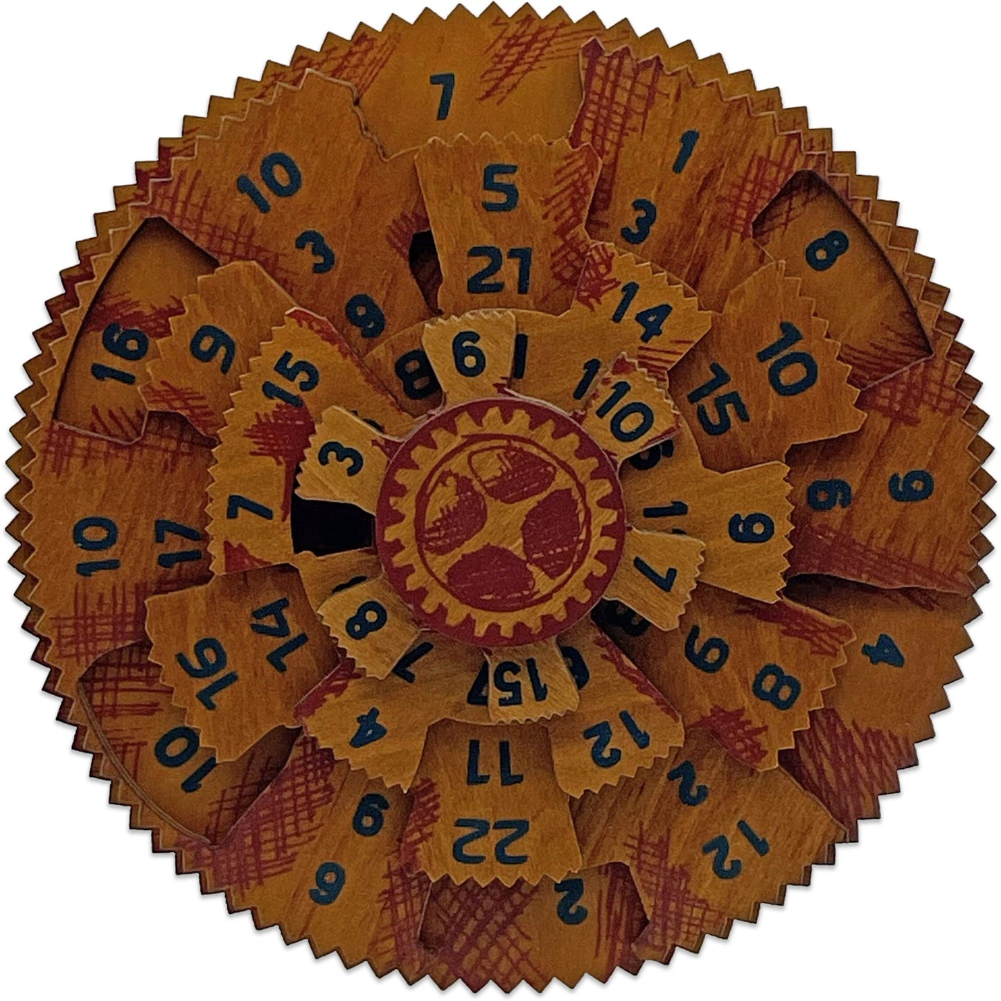 True Genius Greek Computer 2 Wooden Brainteaser Puzzle