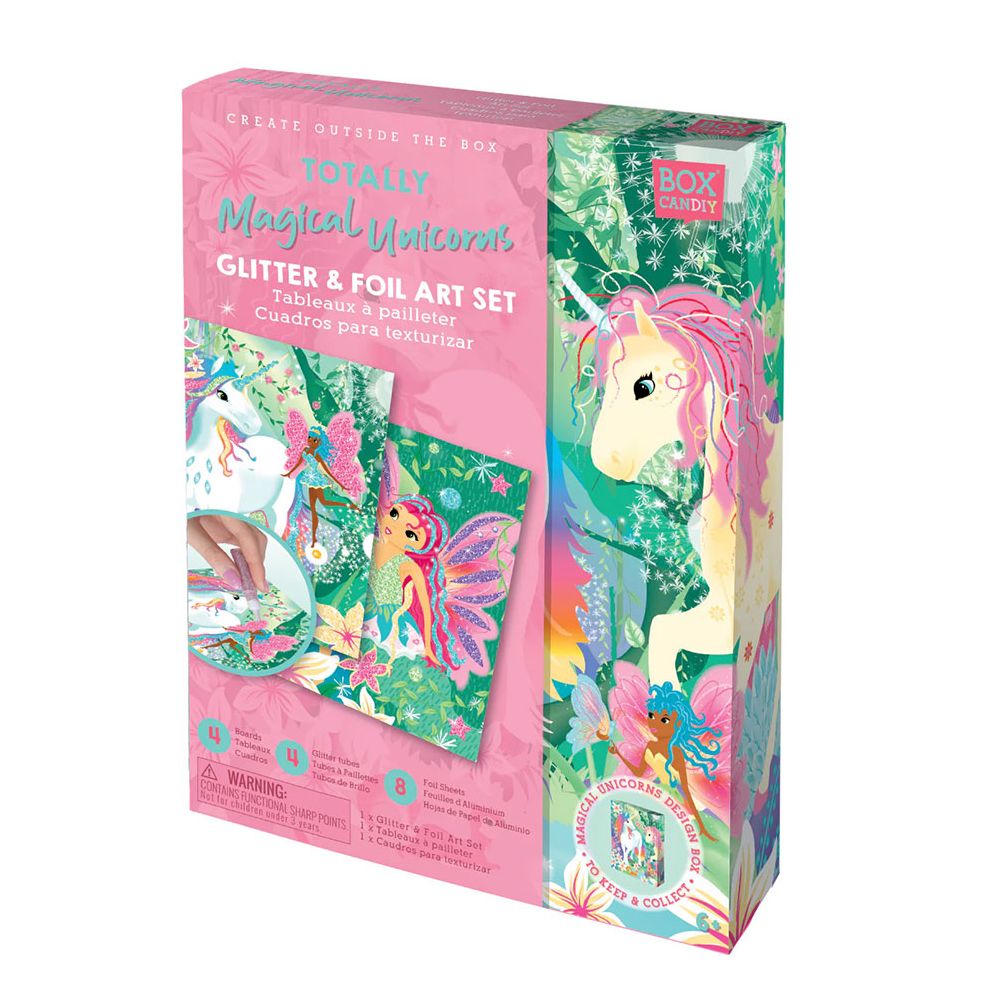 Totally Magical Unicorns Glitter & Foil Art SetIUni Glitter Art