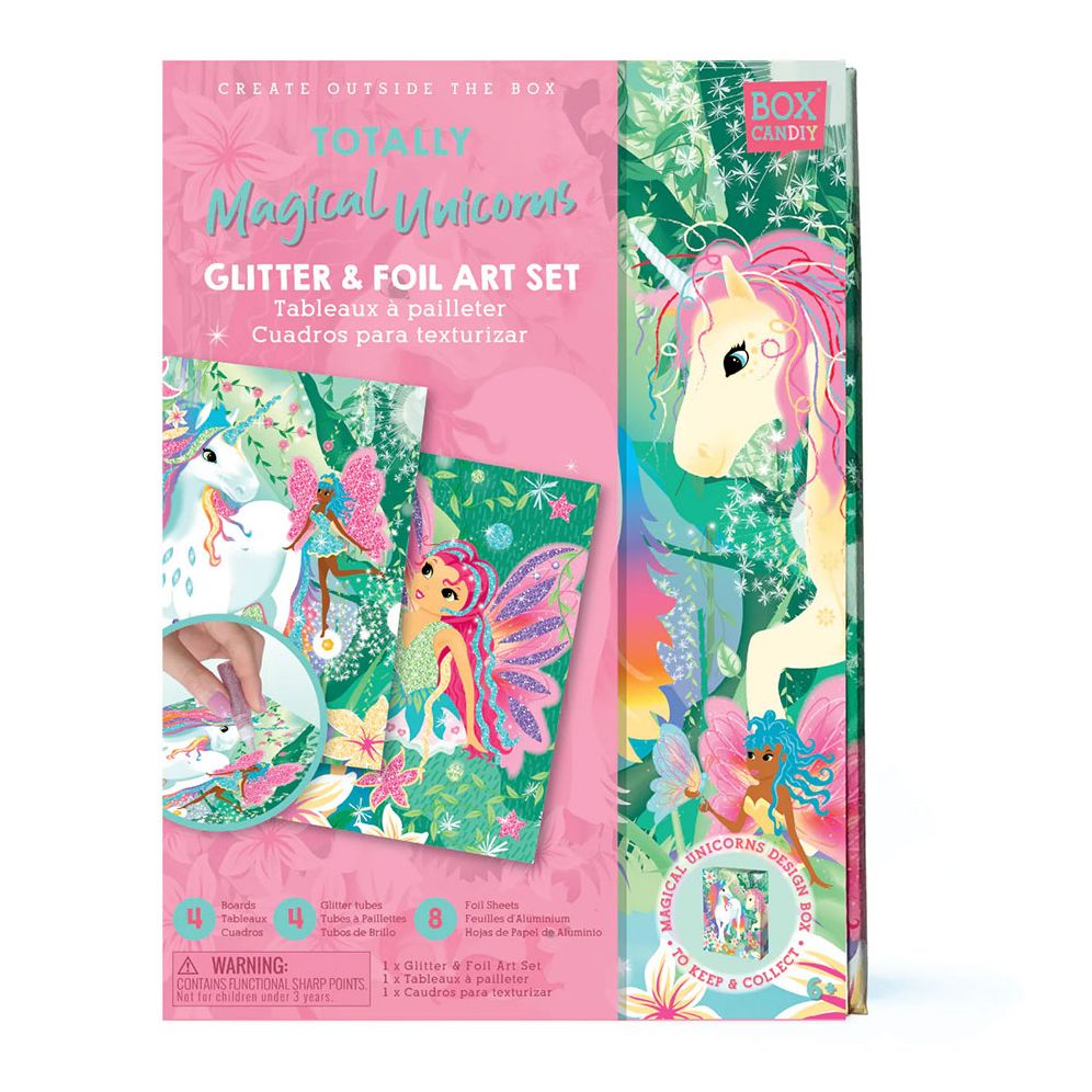 Totally Magical Unicorns Glitter & Foil Art SetIUni Glitter Art