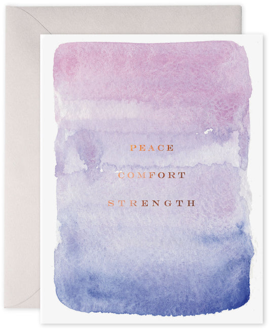 Peace, Comfort, Strength