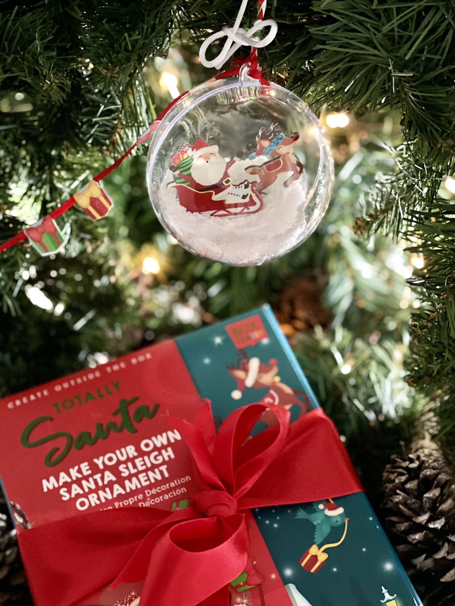 Totally Santa Make Your Own Santa Sleigh Ornament
