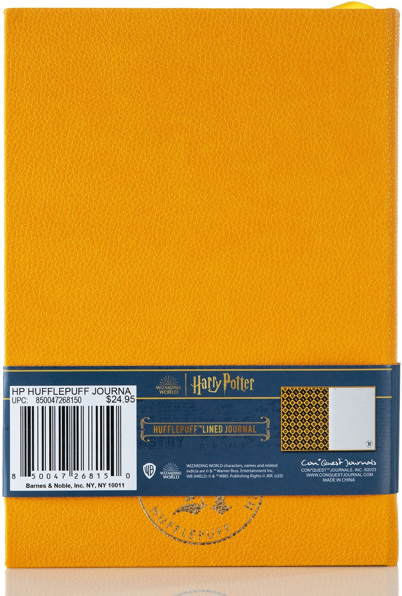 Harry Potter Hufflepuff Embossed Journal