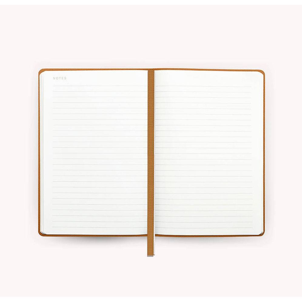 A5 Vegan Leather Notebook - Tan