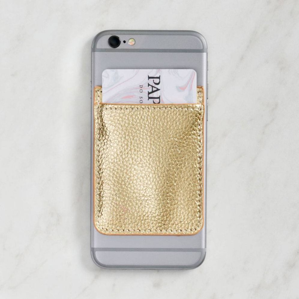 Gold Phone Pocket