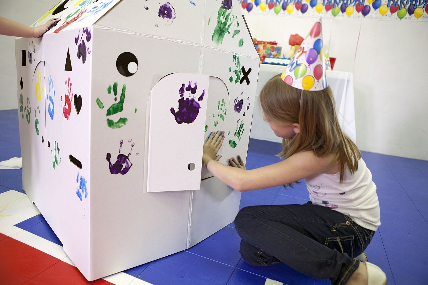 Easy Playhouse Crafty Cottage Cardboard Playhouse