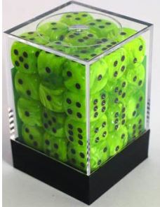 Vortex 12mm d6 Bright Green/black Dice Block
