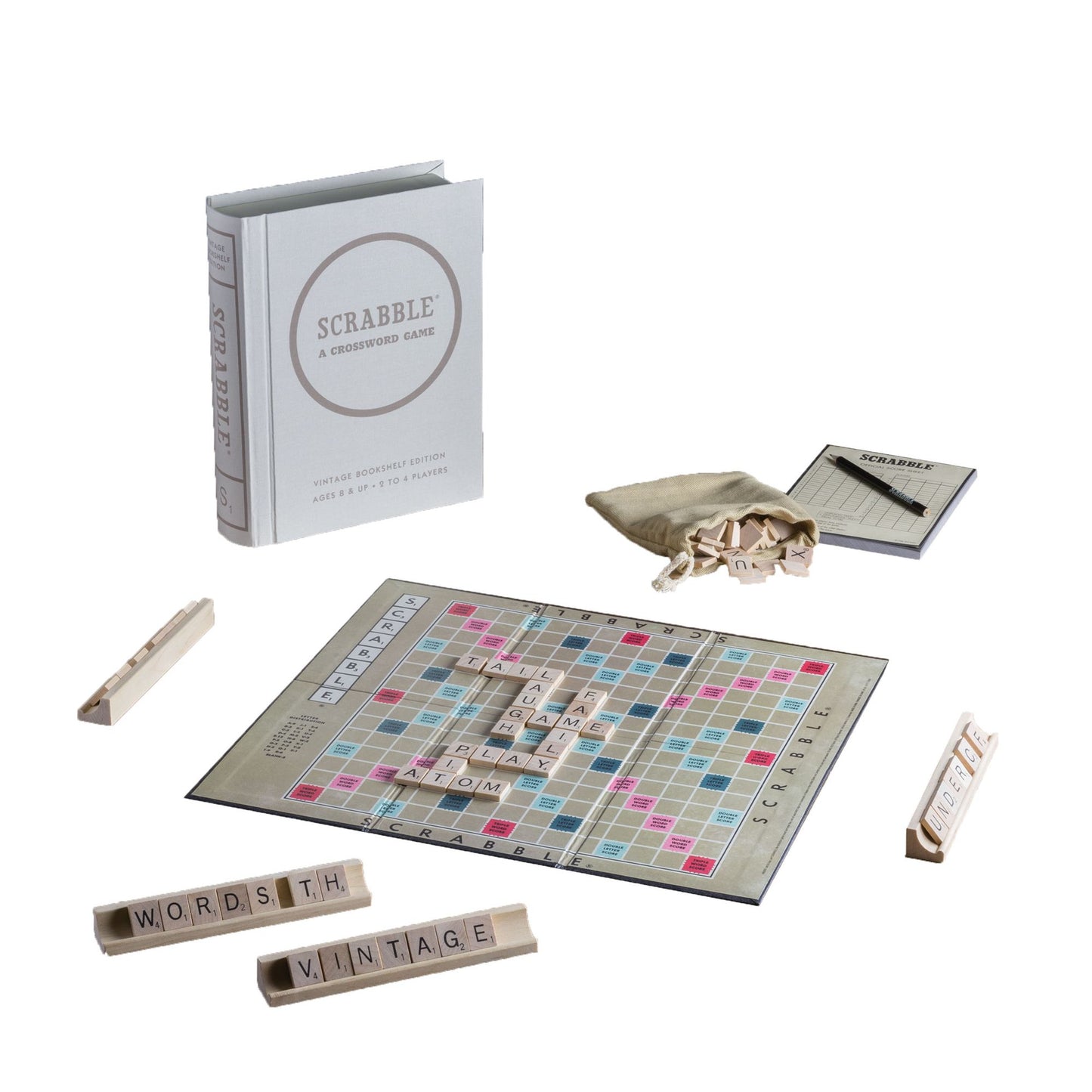 Scrabble Linen Book Game