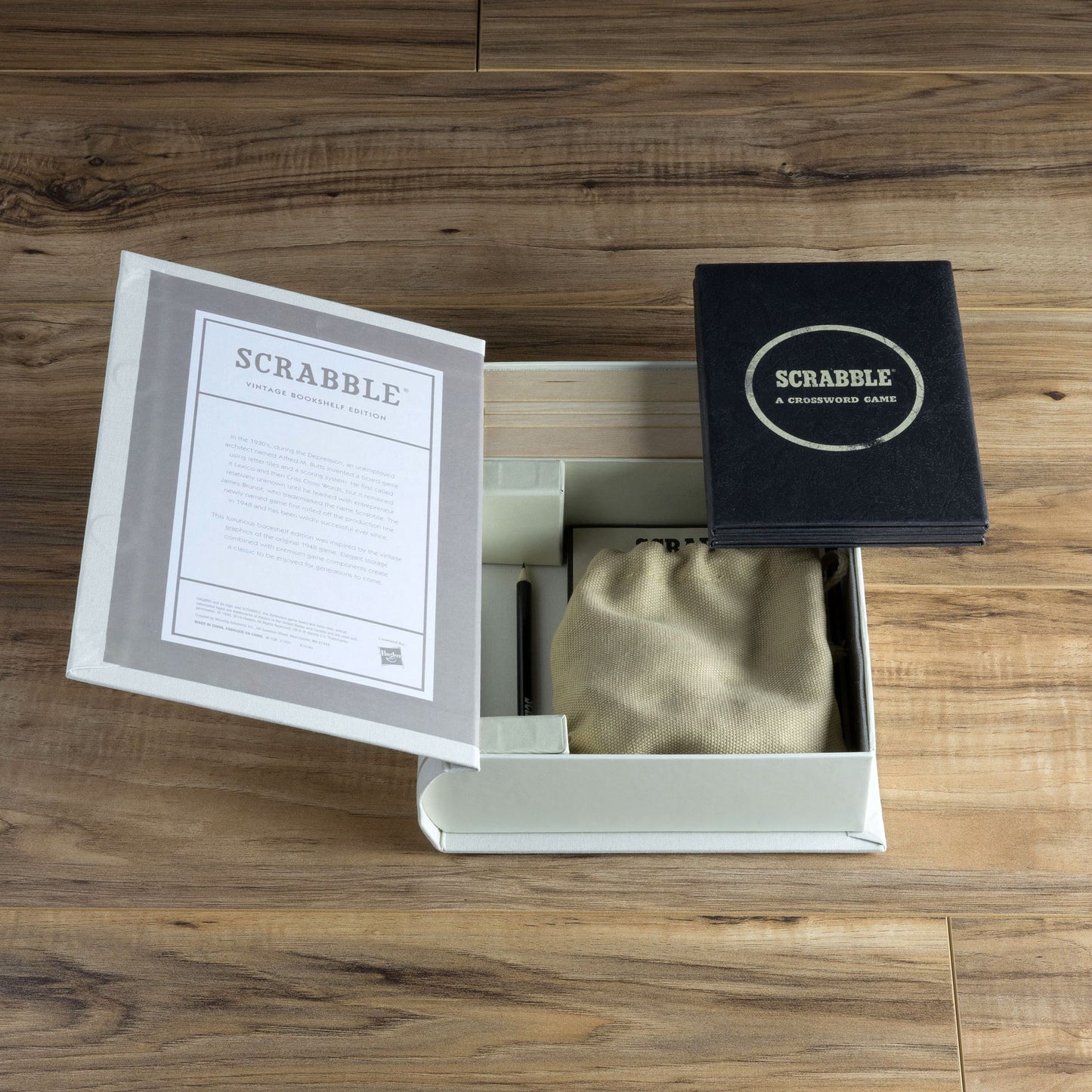 Scrabble Linen Book Game