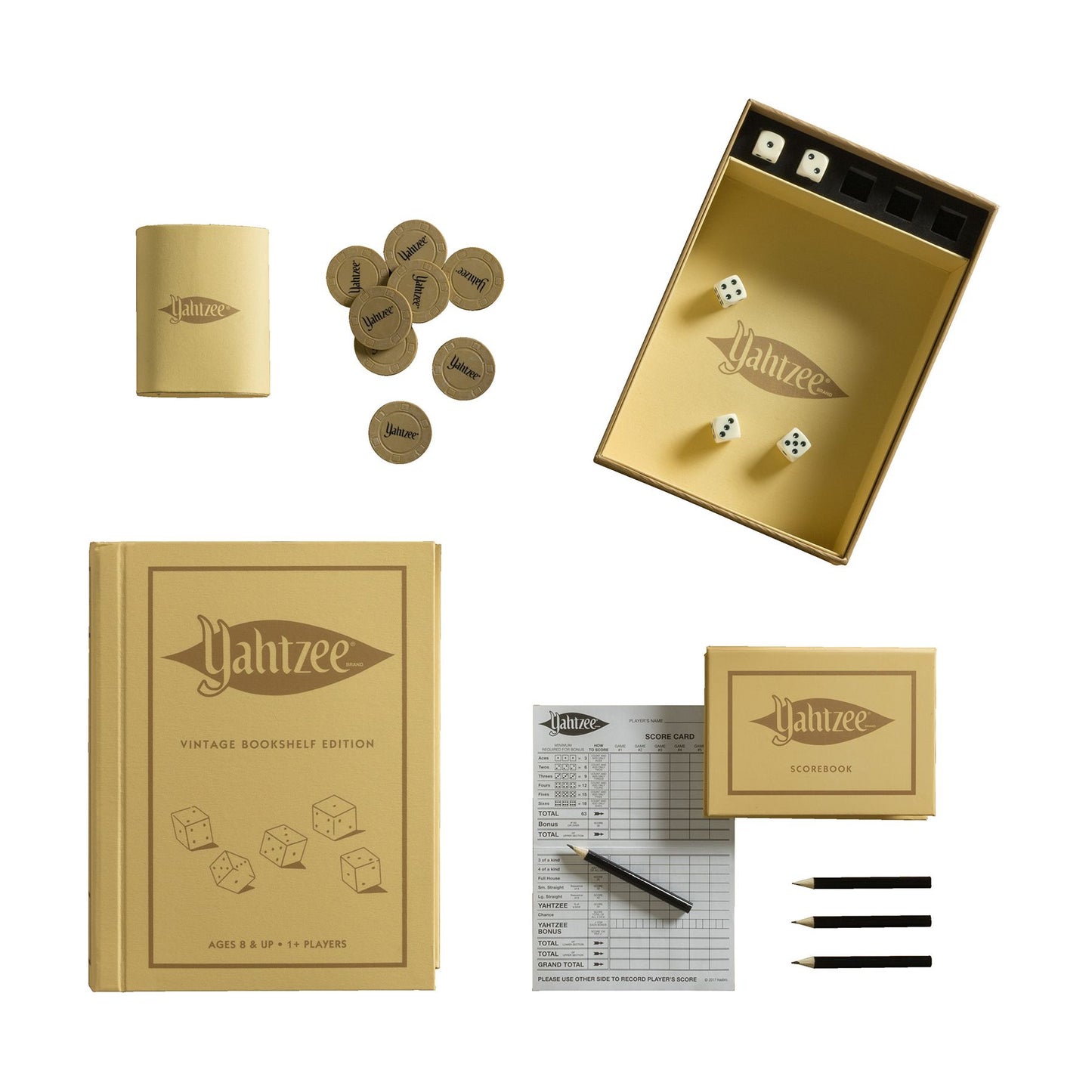 Yahtzee Linen Book Game