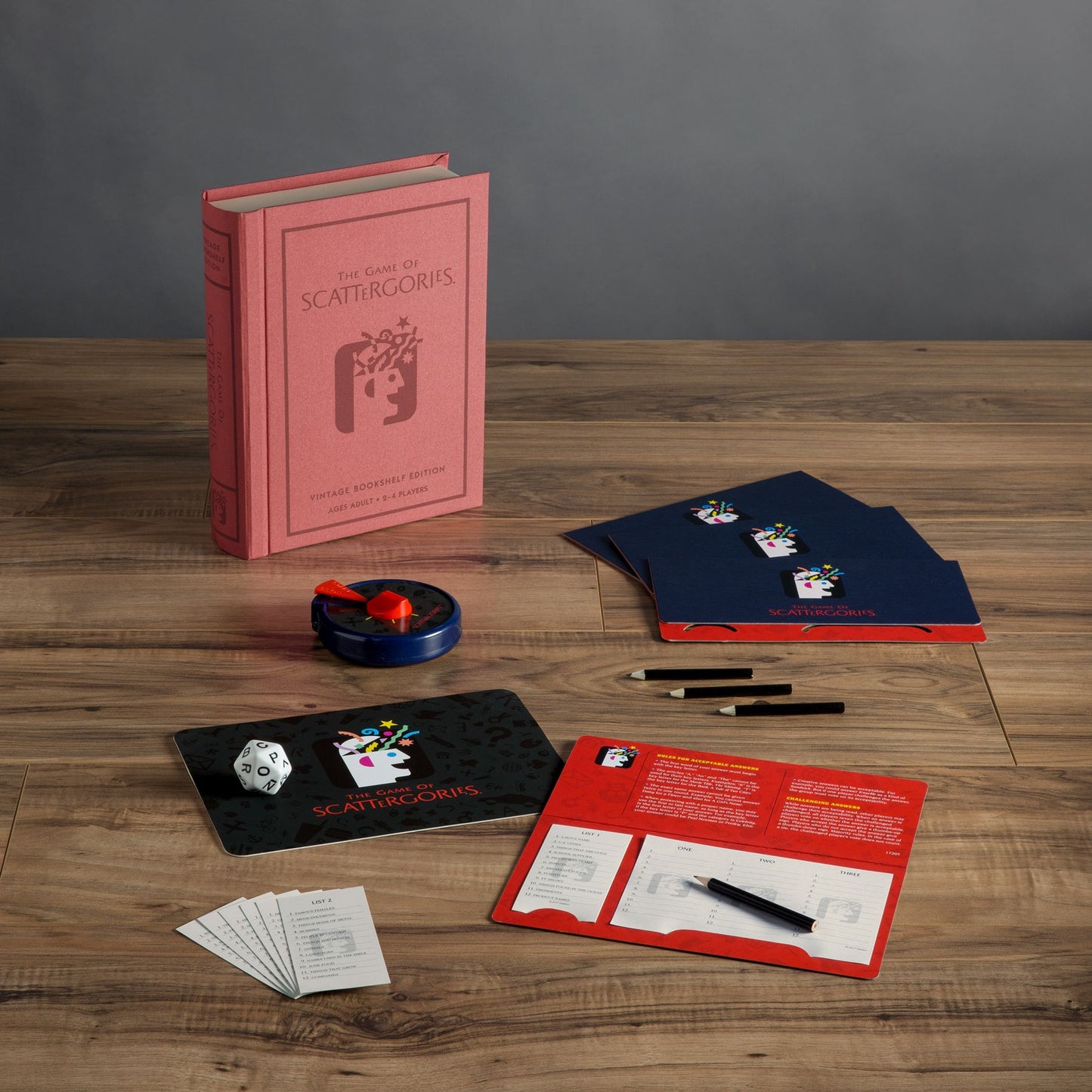Winning Solutions Scattergories Linen Book Vintage Edition