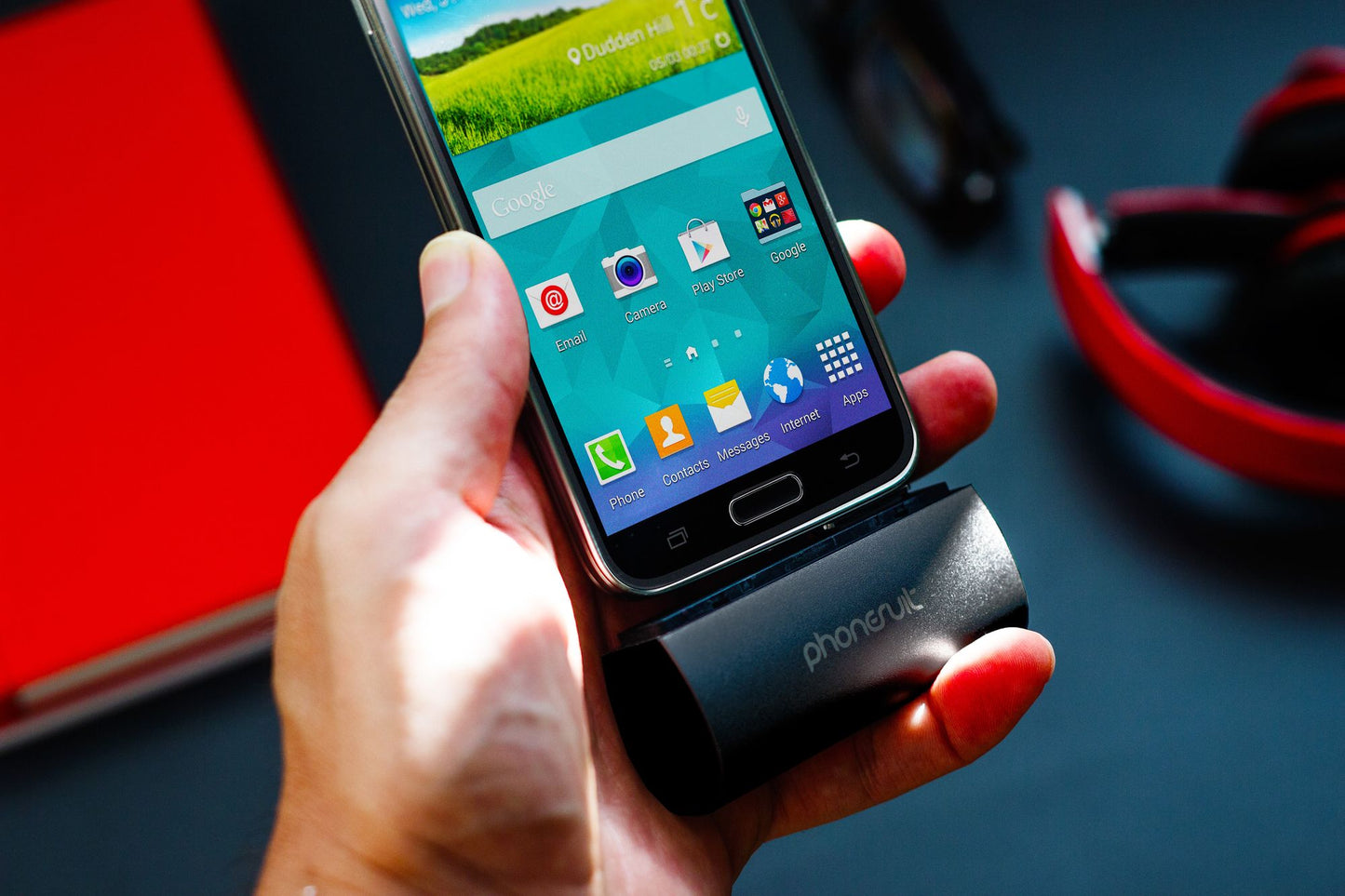 Phonesuit PS-MICRO2-B2-BLK Flex XT Pocket Charger for Android - Black