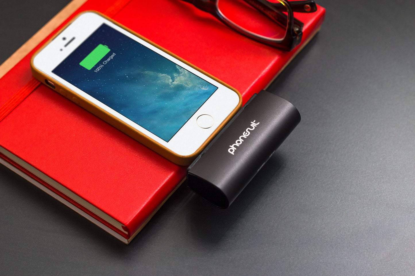 Phonesuit PS-MICRO2-C2-BLK Flex XT Pocket Charger for iPhone - Black