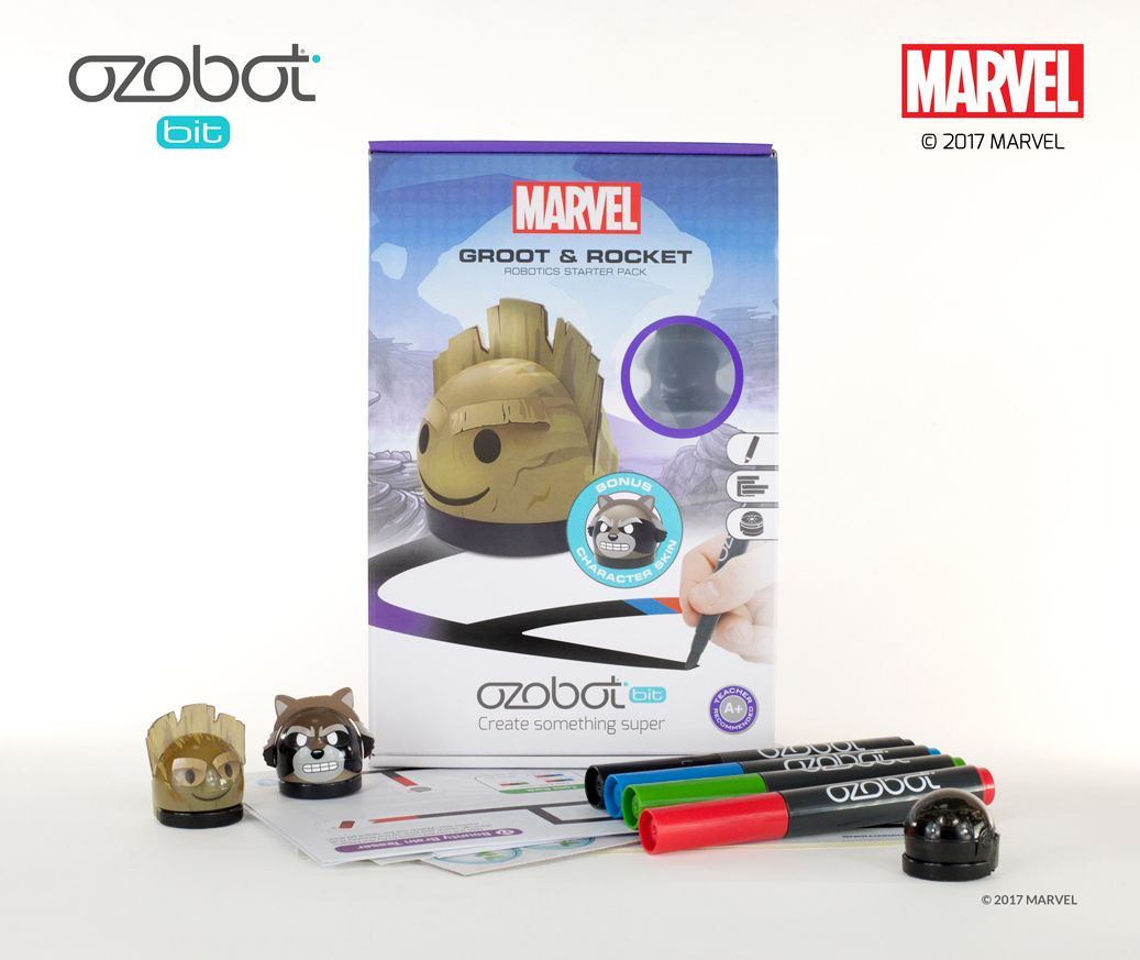 Ozobot Marvel Bit Starter Pack, Guardians of the Galaxy