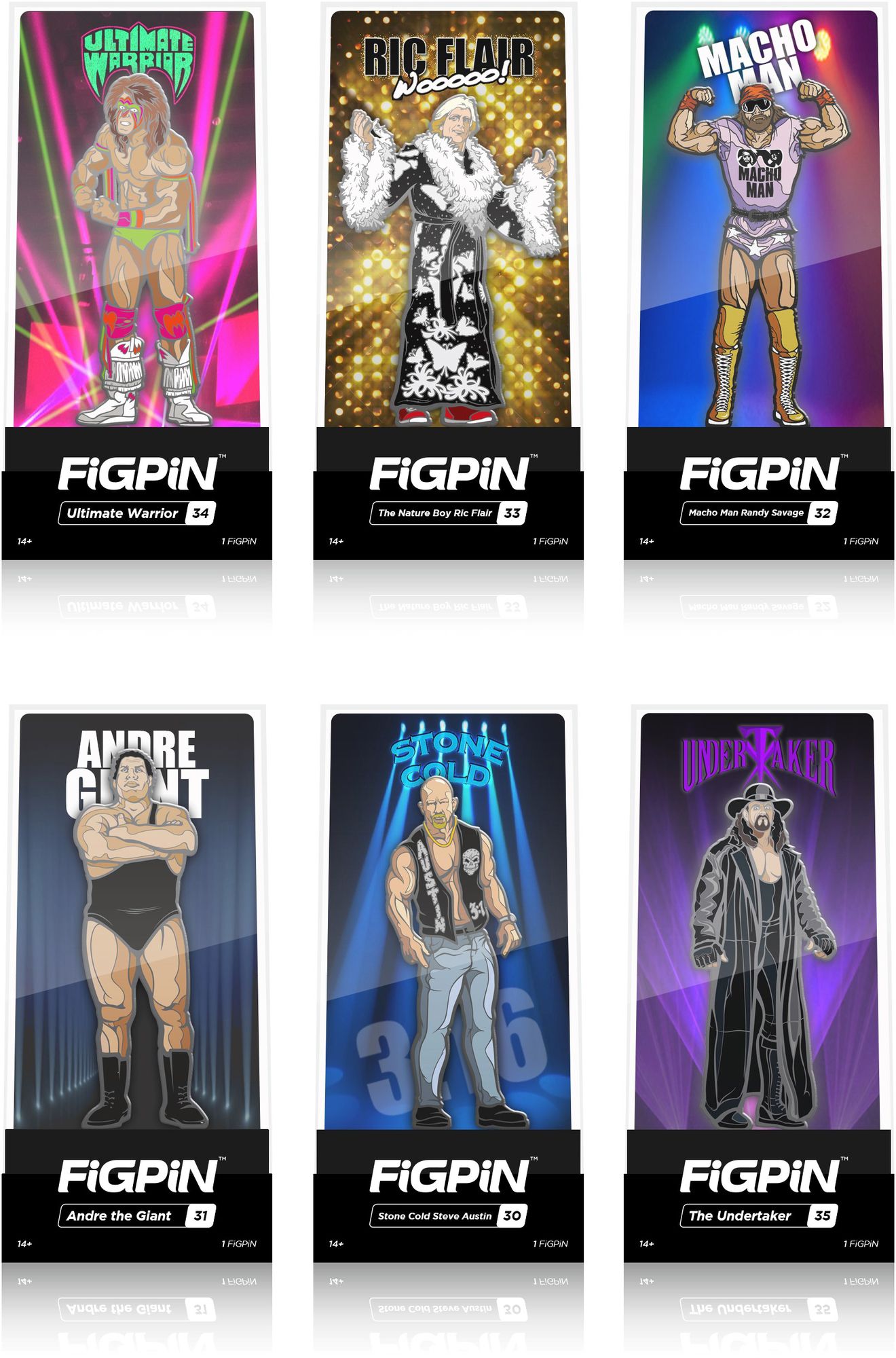 FiGPiN - WWE Legends 6pk