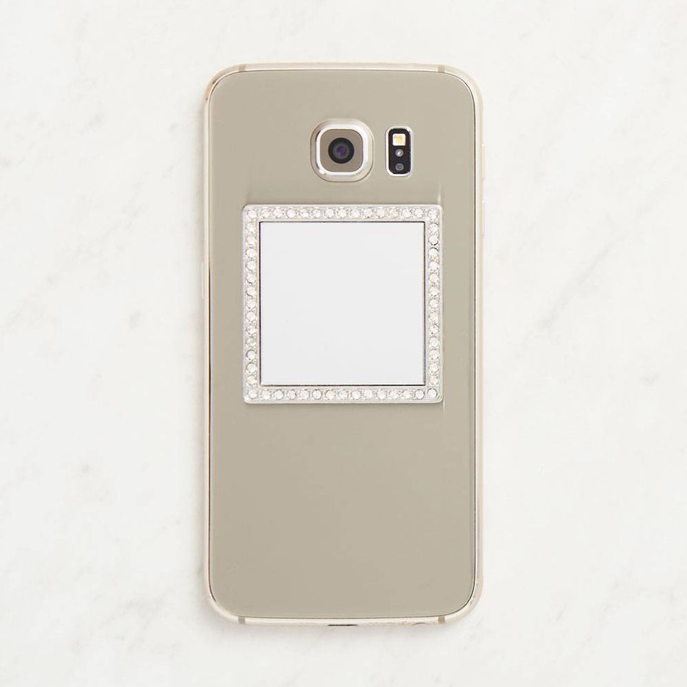 Silver Mirror Phone Sticker