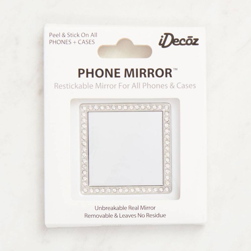 Silver Mirror Phone Sticker