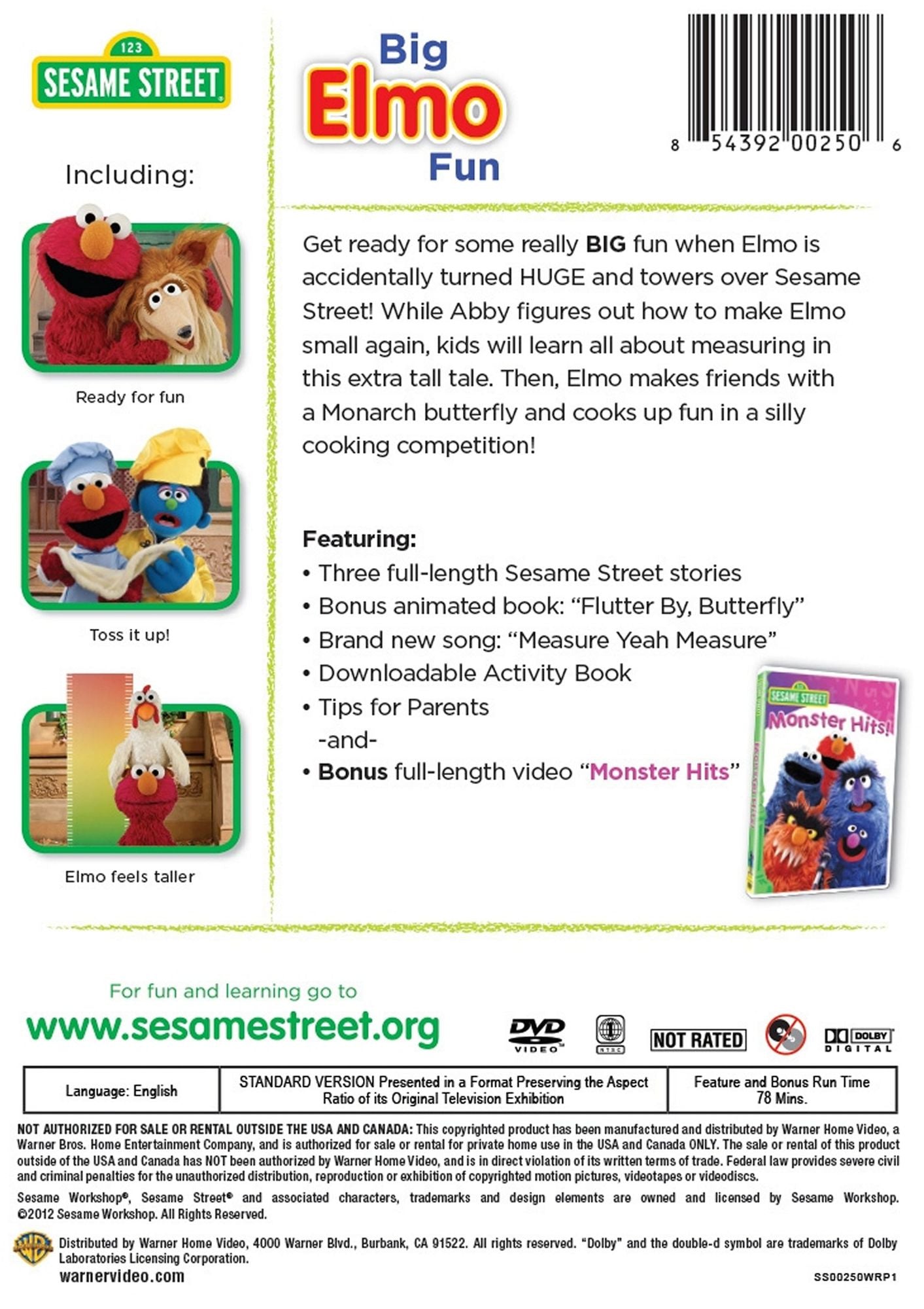 Sesame Street: Big Elmo Fun/Monster Hits!