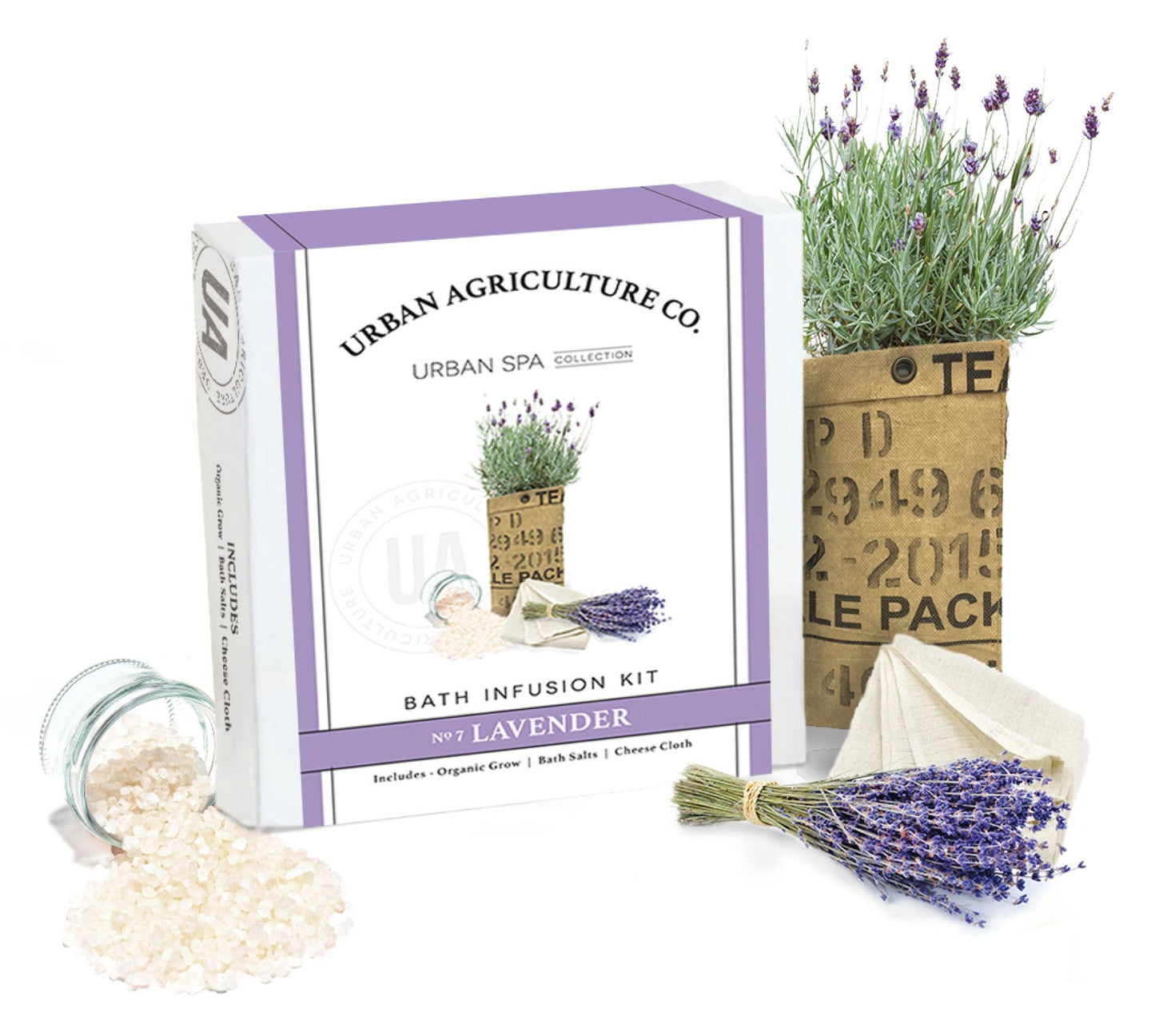 Urban Agriculture DIY Lavendar Spa Kit