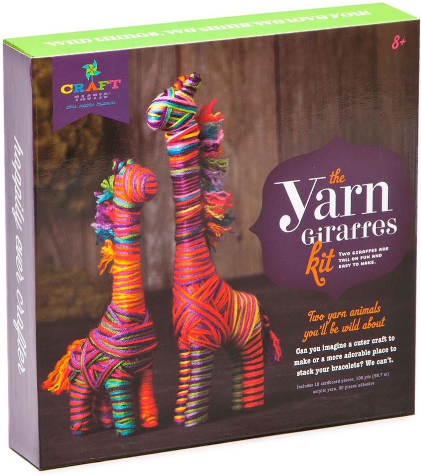 Craft-tastic Yarn Giraffes Kit