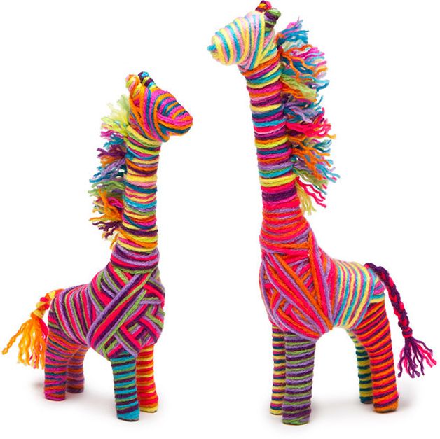 Craft-tastic Yarn Giraffes Kit