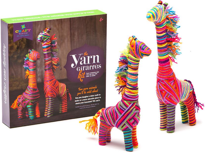 Craft-tastic Yarn Giraffes Kit
