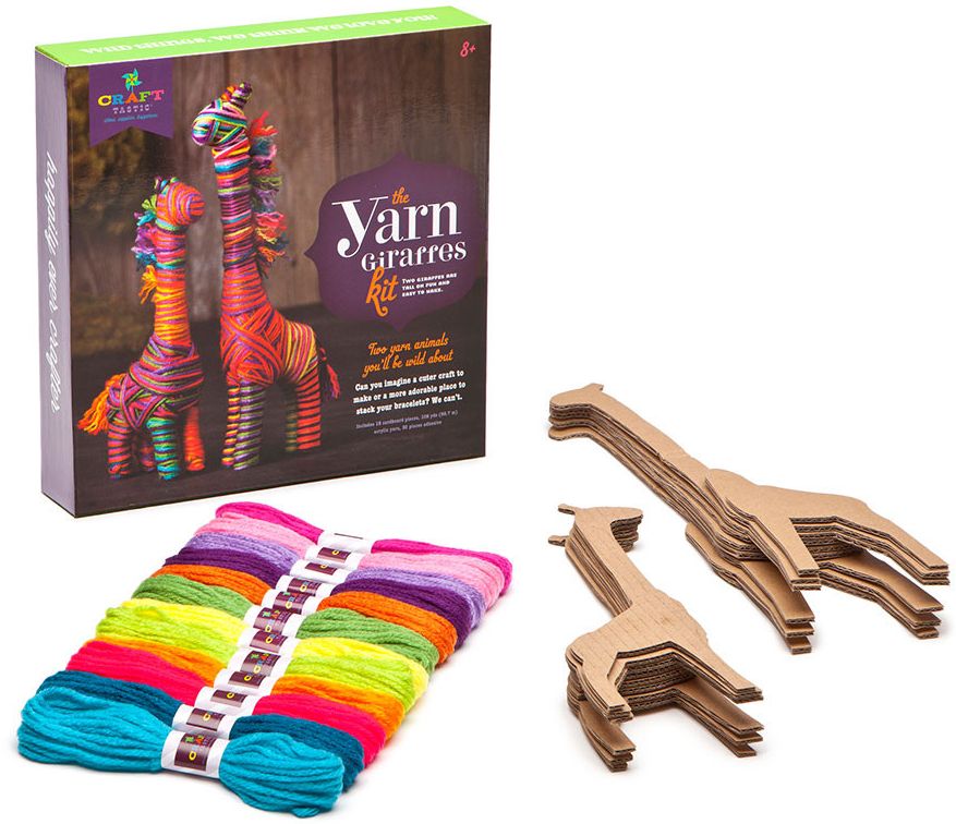 Craft-tastic Yarn Giraffes Kit
