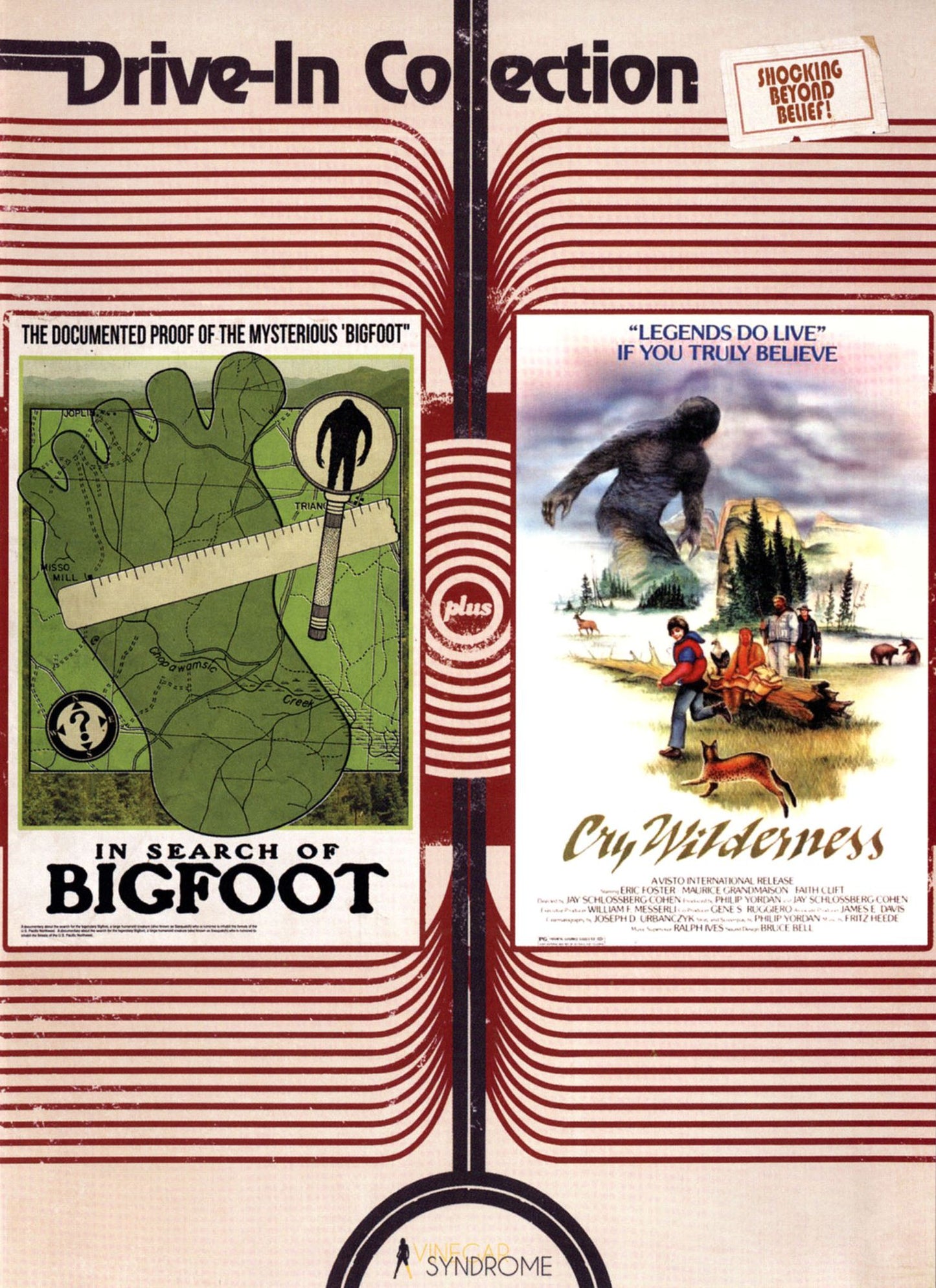 Drive-in Collection: In Search Of Bigfoot/cry Wilderness