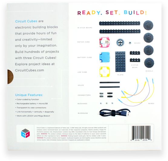 Circuit Cubes Whacky Wheels Kit