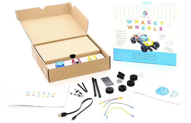 Circuit Cubes Whacky Wheels Kit