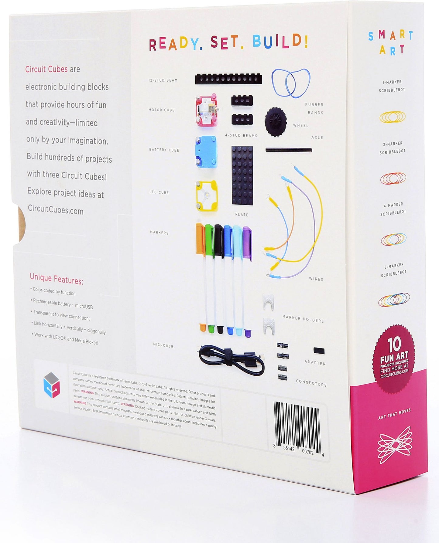 Circuit Cubes Smart Art Kit