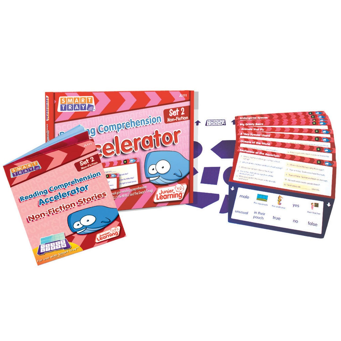 Junior Learning Smart Tray Reading Comprehension Set 2 Non-fiction