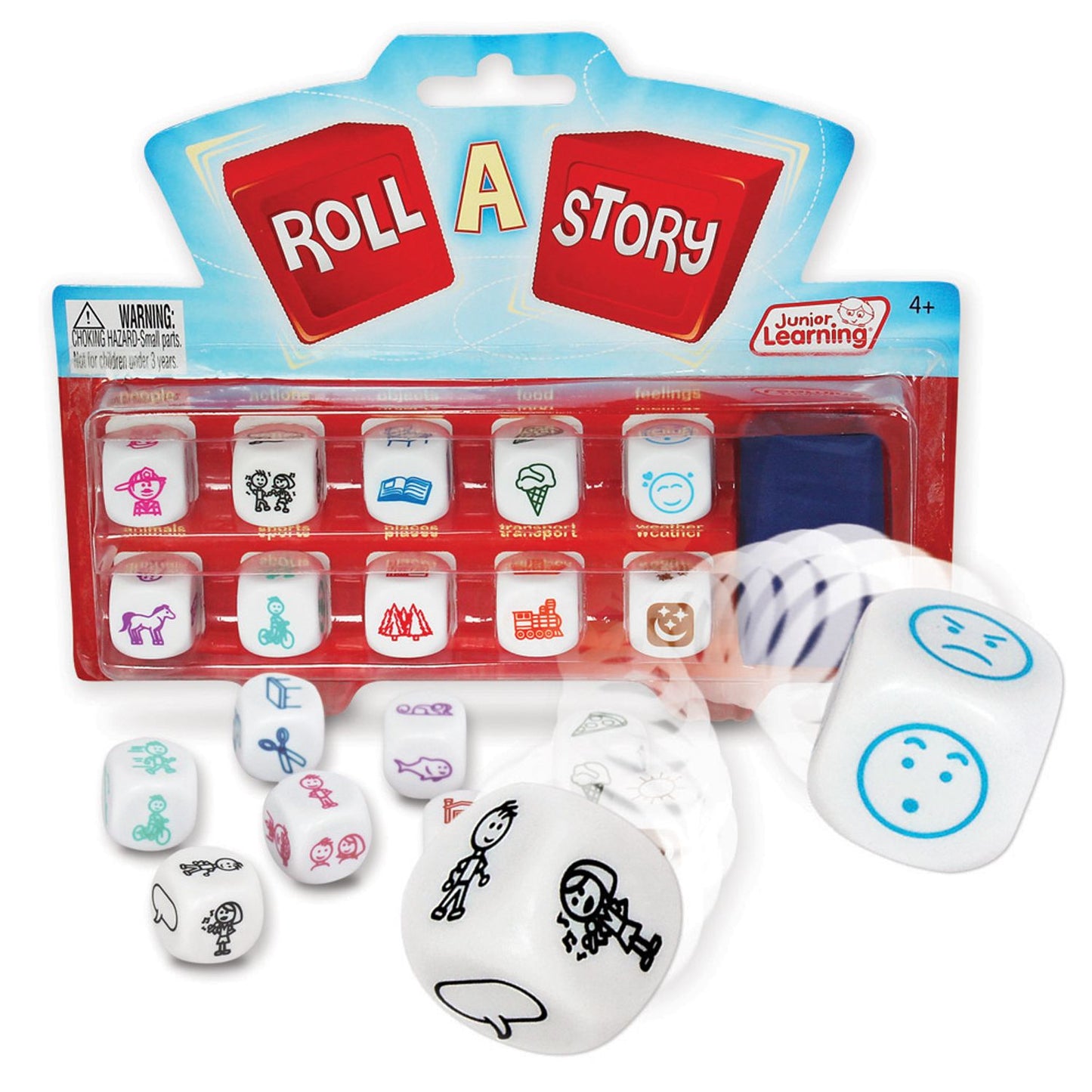 Junior Learning Roll a Story Game - Delelop Story Telling & Oral Language!