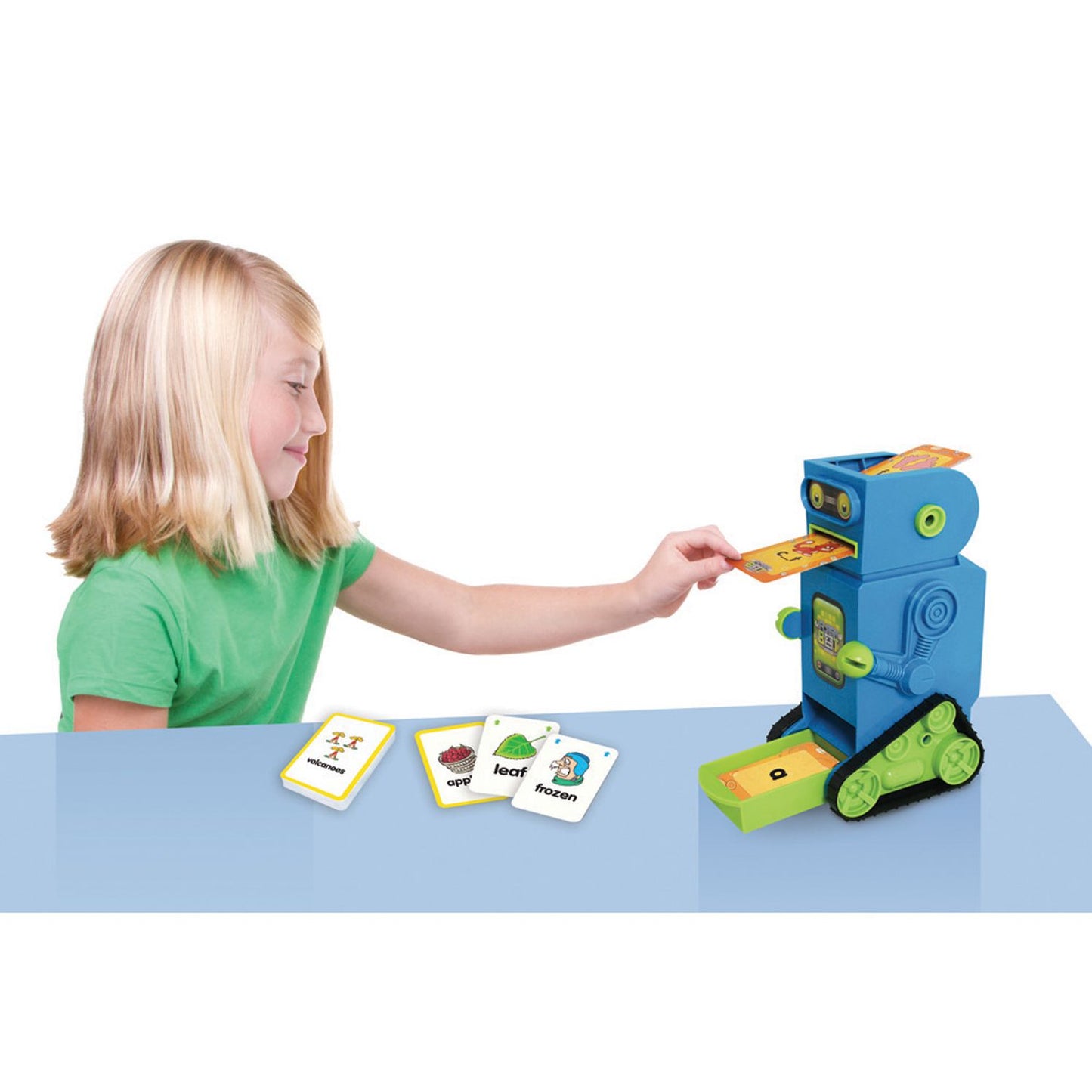 Junior Learning Flashbot Flash Card Robot - Includes 20 Demonstration Flash Cards