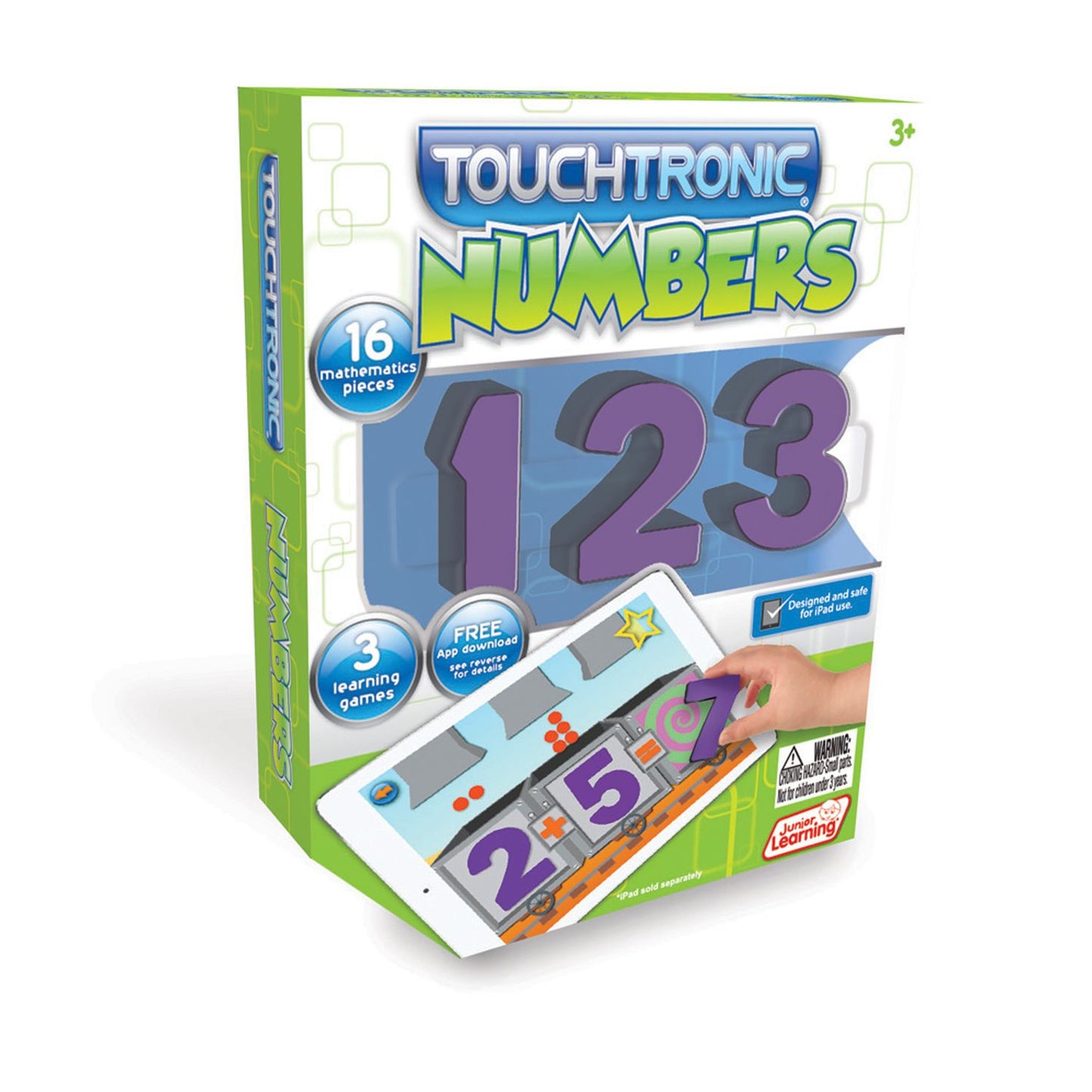Junior Learning Touchtronic Numbers - Award Winning Interactive Learning Toy for iPad.