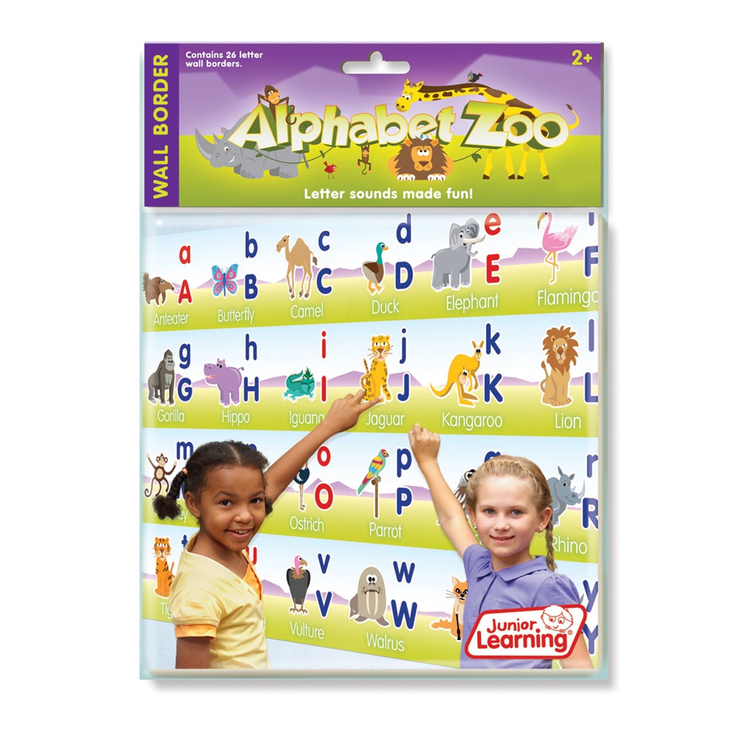 Junior Learning Alphabet Zoo - Wall Border