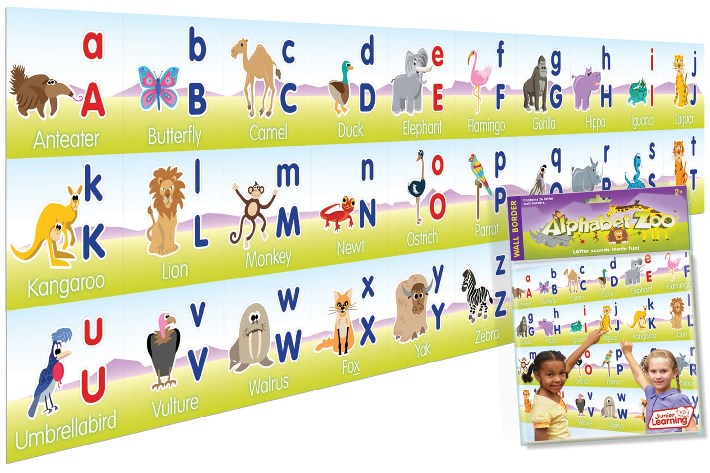 Junior Learning Alphabet Zoo - Wall Border