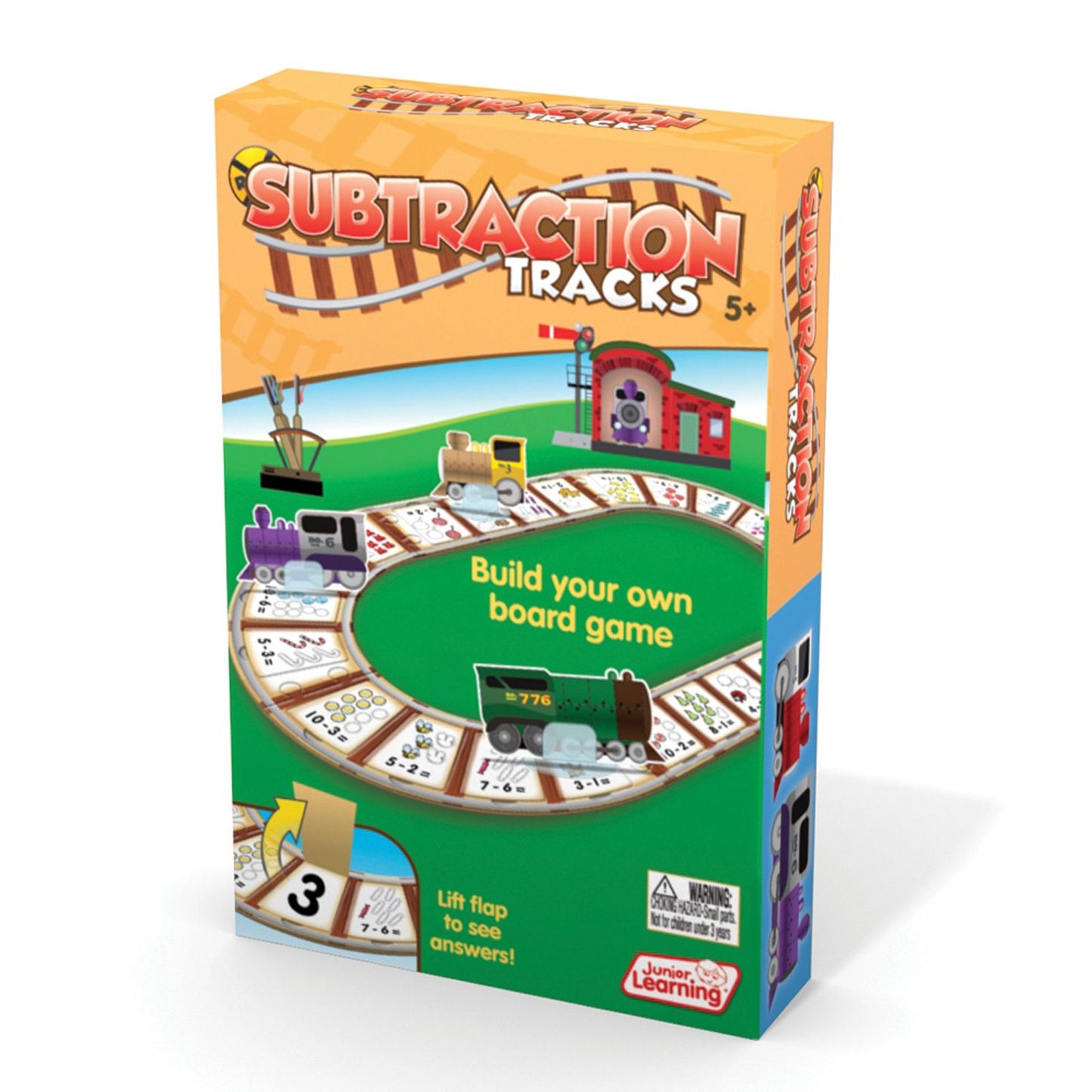 Junior Learning Subtraction Tracks Board Game