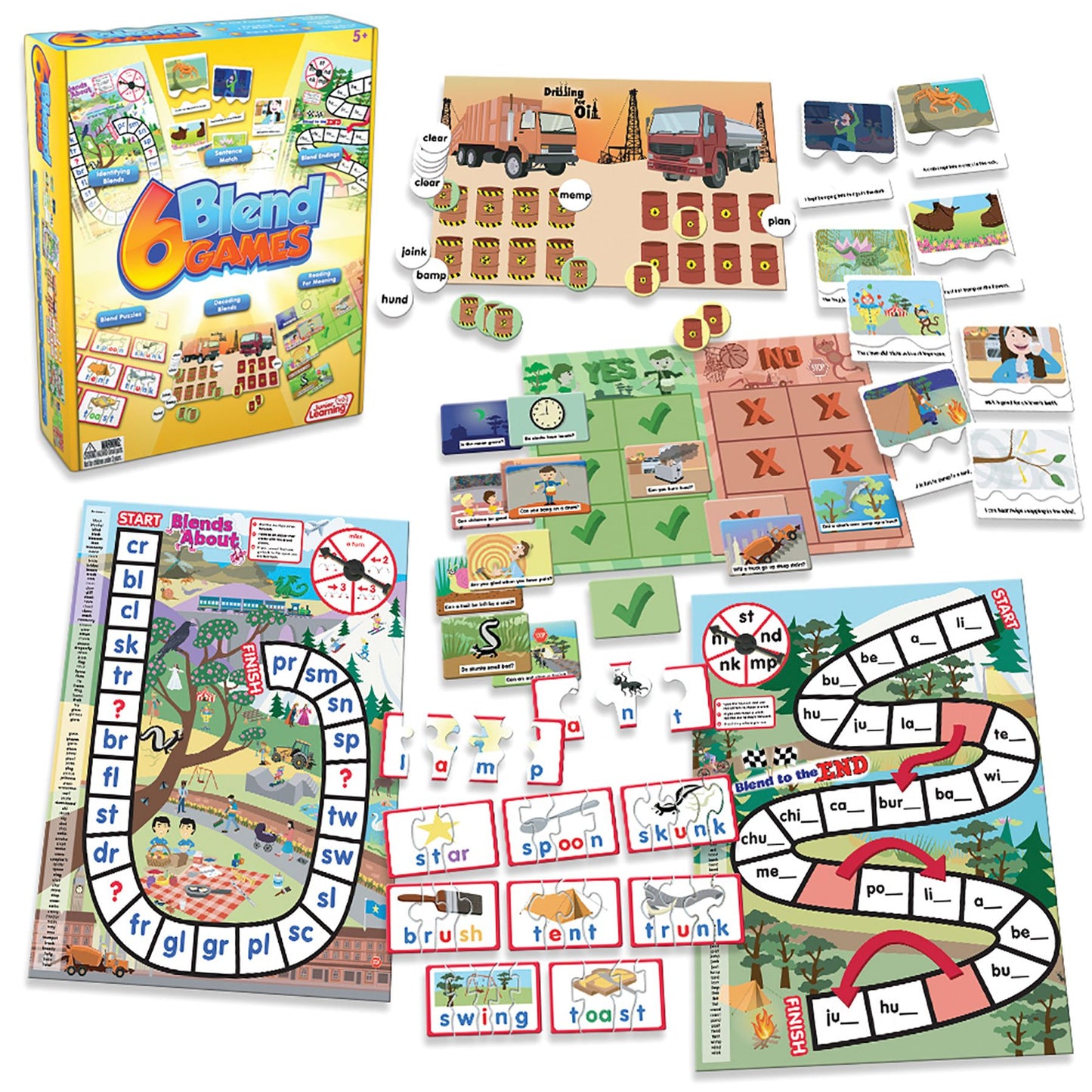 Junior Learning 6 Blend Game