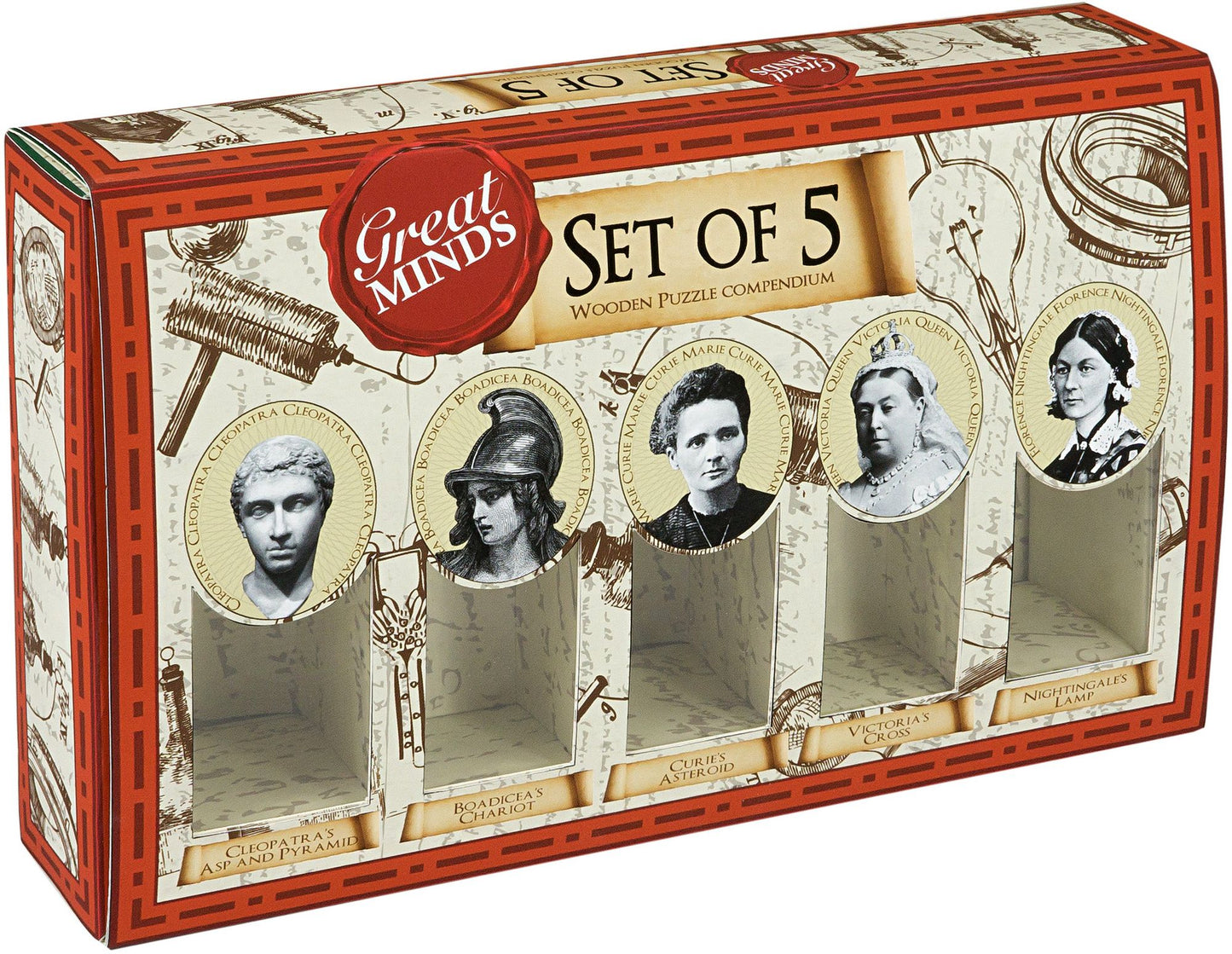 Great Minds Set of 5 Woman