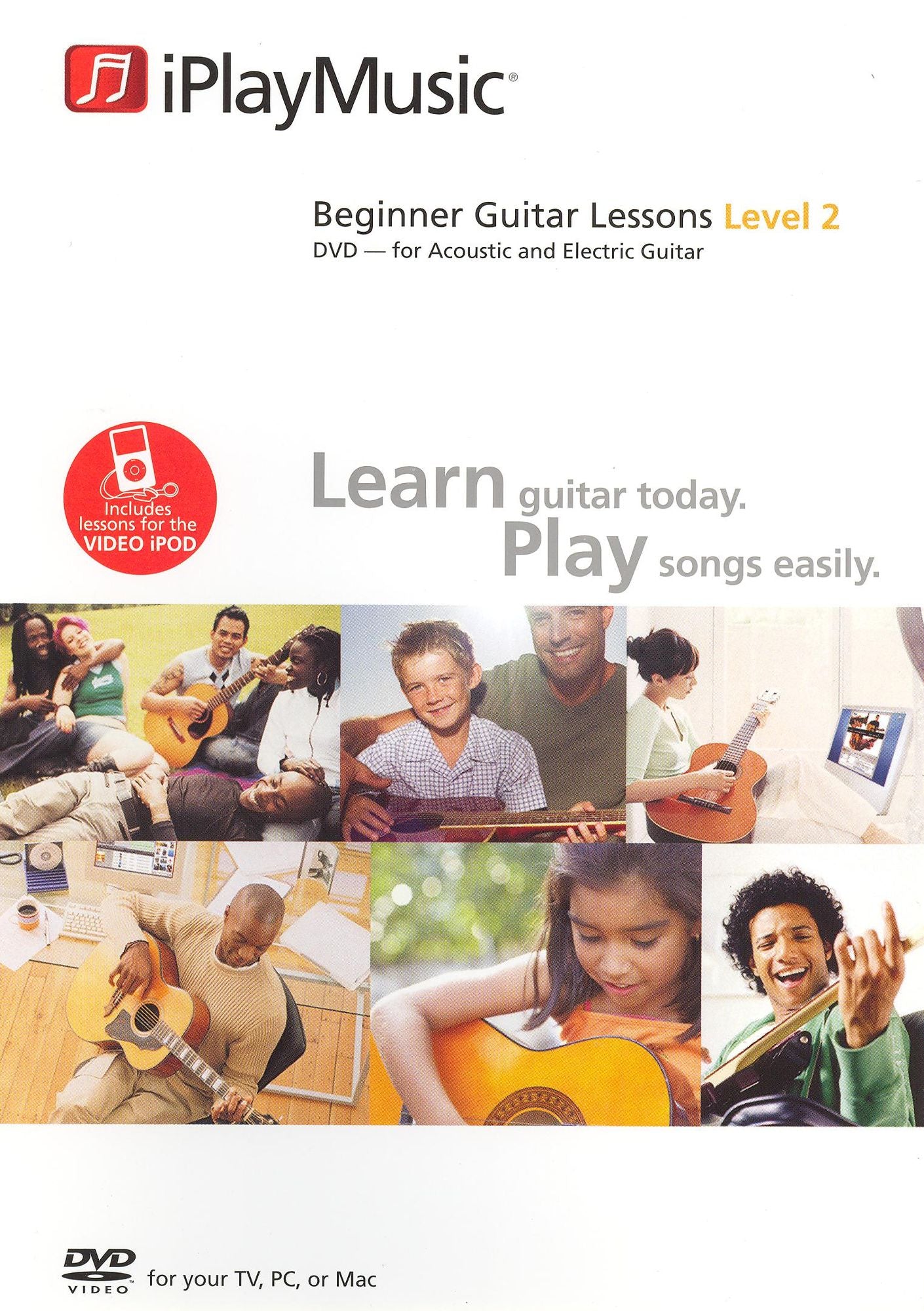 Beginner Guitar Lessons: Level 2 - DVD for Acoustic and Electric Guitar