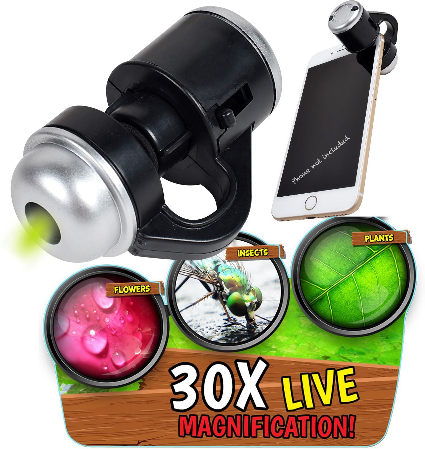 Smart Phone Field Microscope