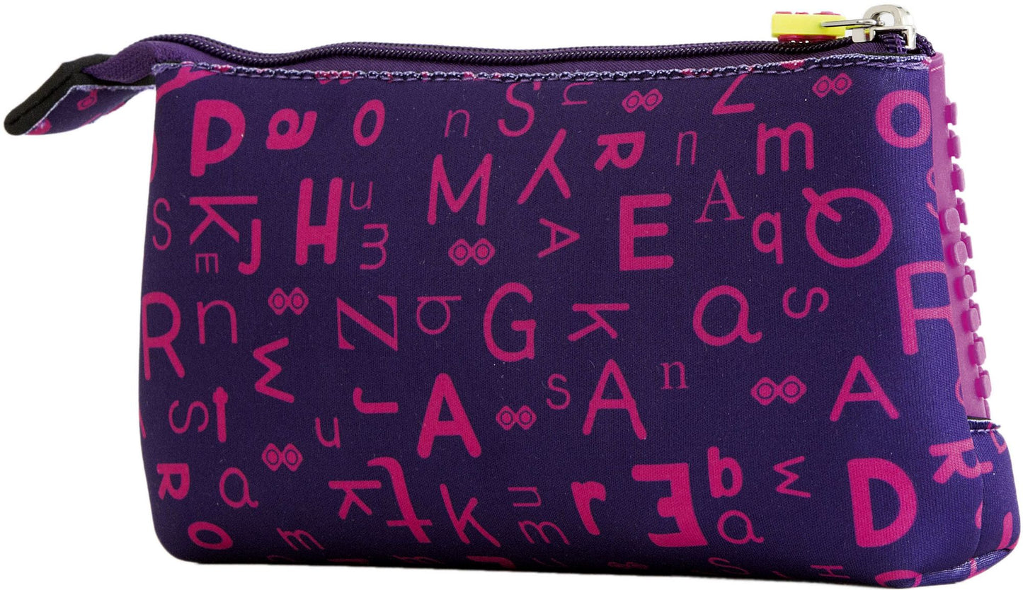 Pixie Purple Alphabet Pouch