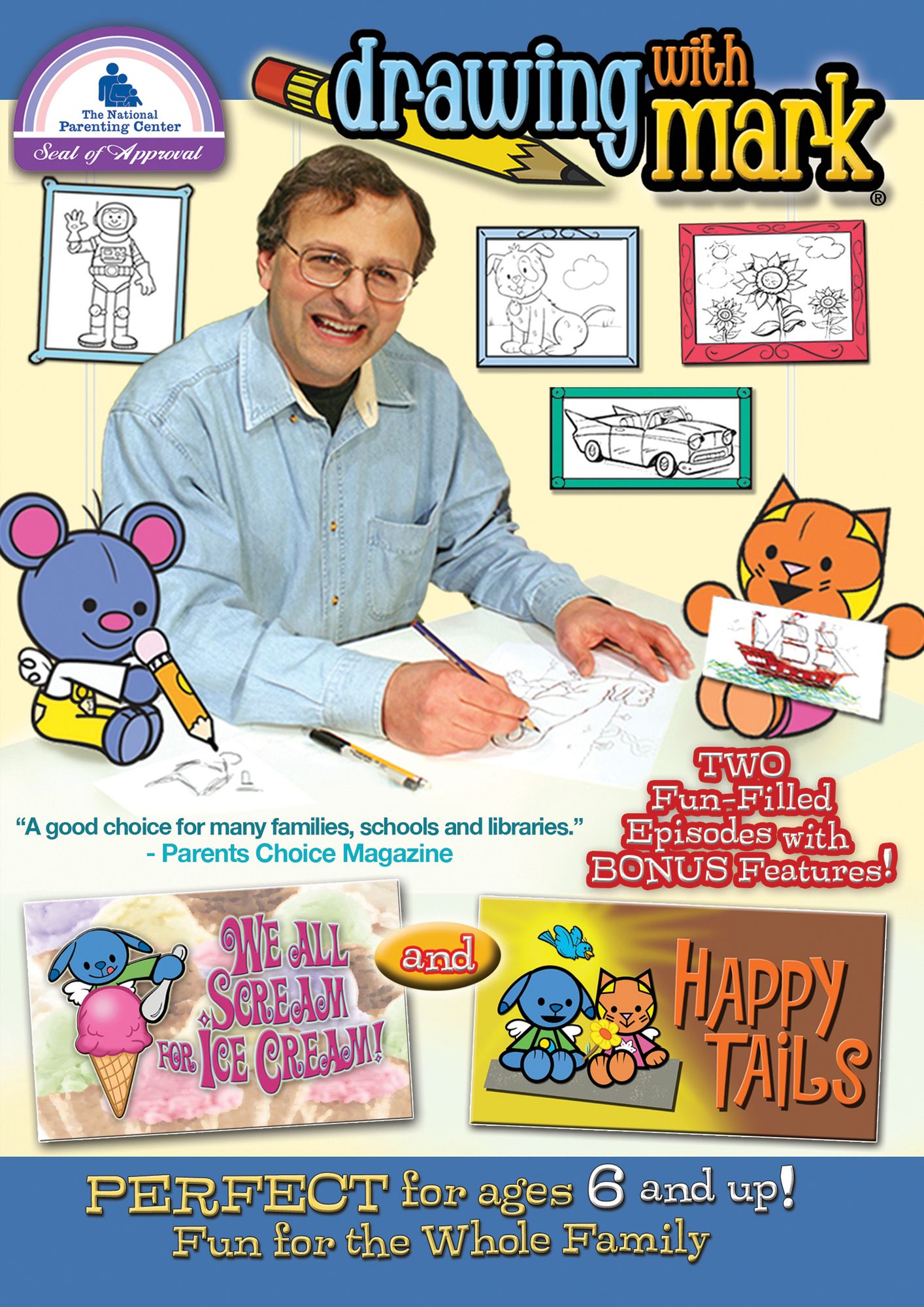 Drawing With Mark: Happy Tails / We All Scream For
